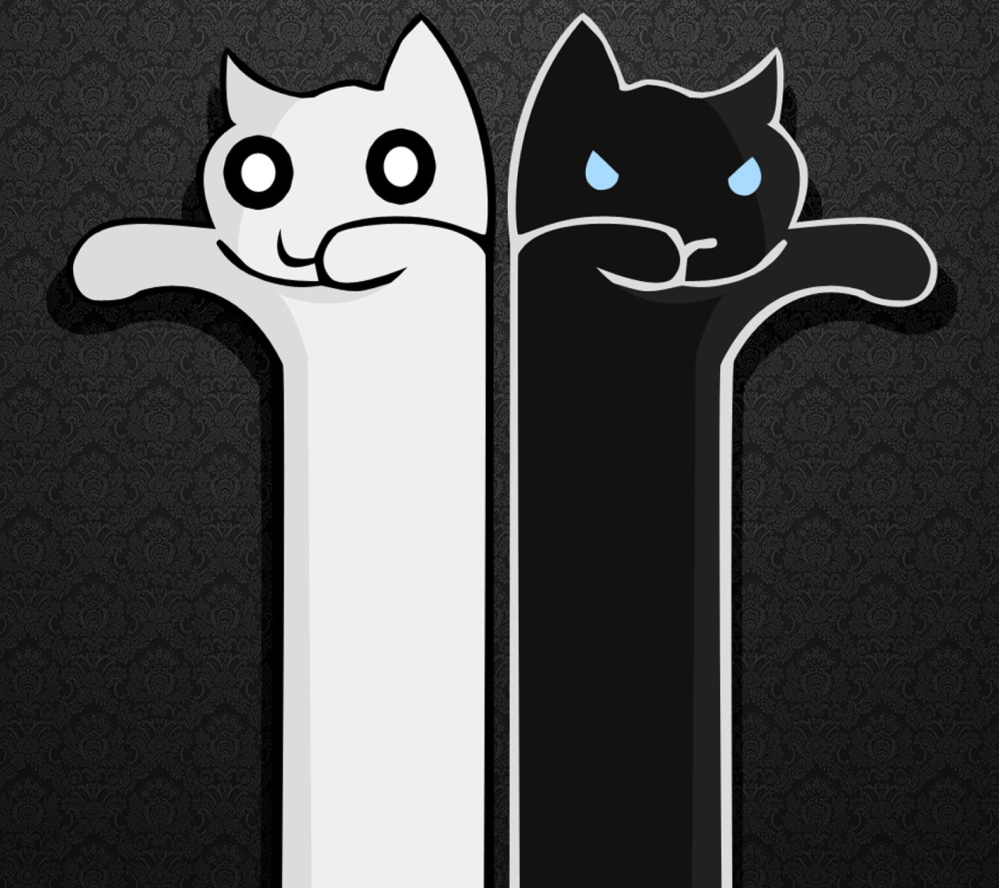 Das Zombie Cats Wallpaper 1440x1280