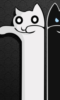 Fondo de pantalla Zombie Cats 240x400