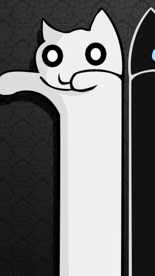 Das Zombie Cats Wallpaper 640x1136