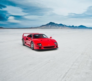 Red Ferrari F40 - Obrázkek zdarma pro iPad 2