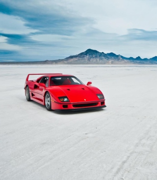 Red Ferrari F40 - Obrázkek zdarma pro iPhone 3G S