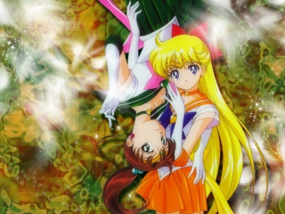 Das Sailormoon Girls Wallpaper 320x240