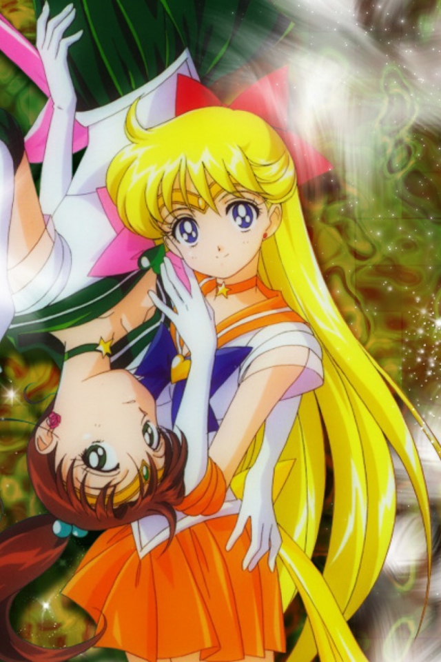 Fondo de pantalla Sailormoon Girls 640x960