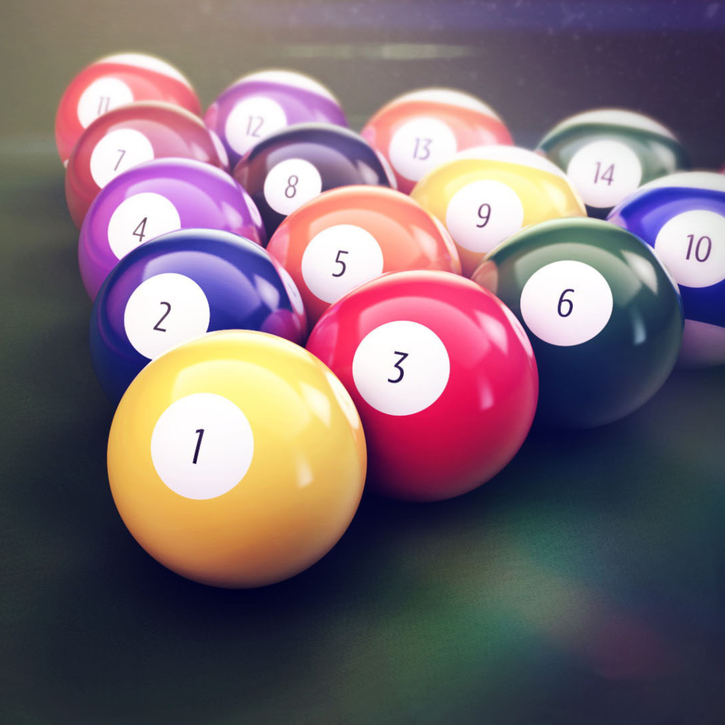 Fondo de pantalla Playing Pool Game 1024x1024