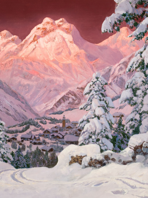 Alois Arnegger Painting screenshot #1 480x640