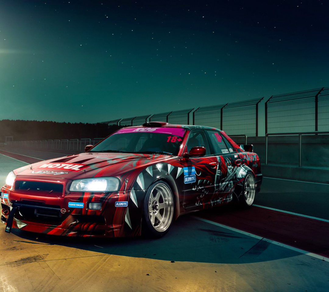 Nissan Skyline GTR R33 for Street Racing wallpaper 1080x960