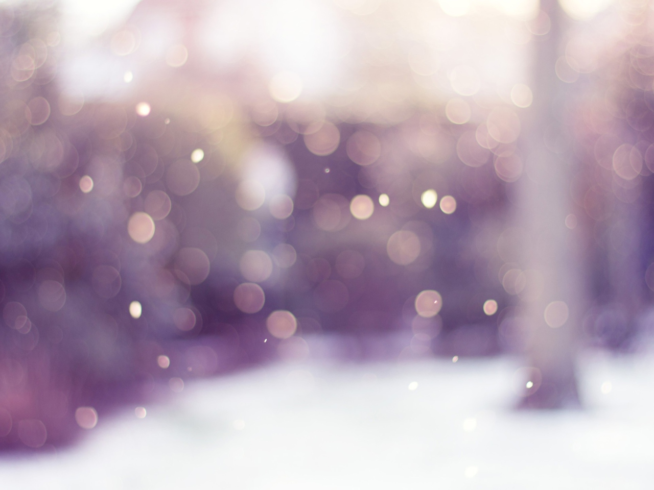 Обои Winter Bokeh 1280x960