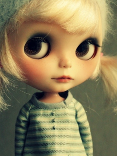 Cute Doll wallpaper 240x320