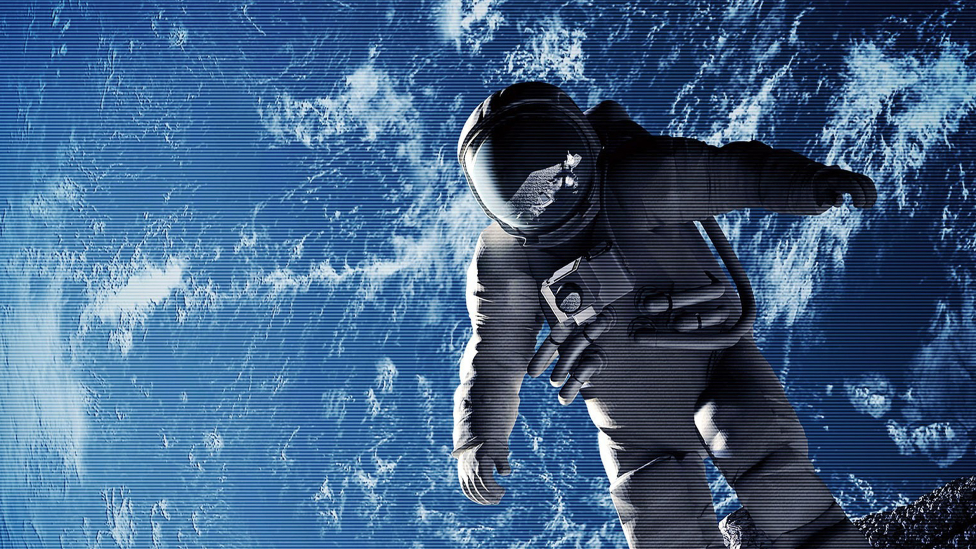 Fondo de pantalla Astronaut In Space 1920x1080