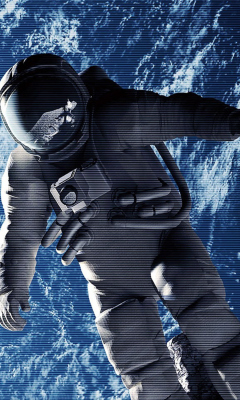 Astronaut In Space screenshot #1 240x400