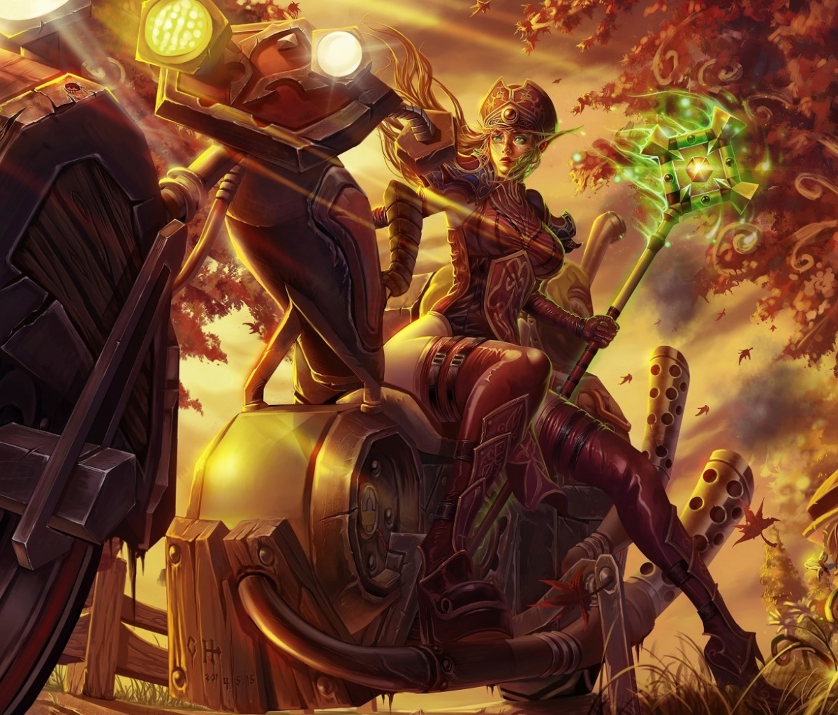 Das Blood Elf World of Warcraft Wallpaper 1200x1024