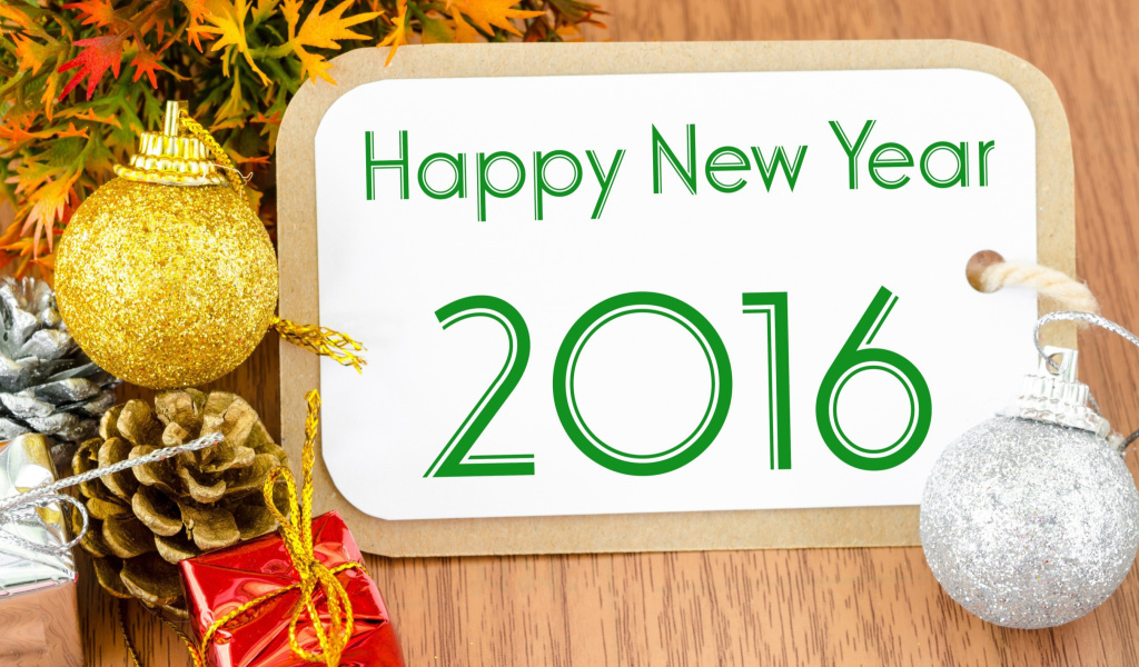 Screenshot №1 pro téma Happy New Year 2016 Card 1024x600