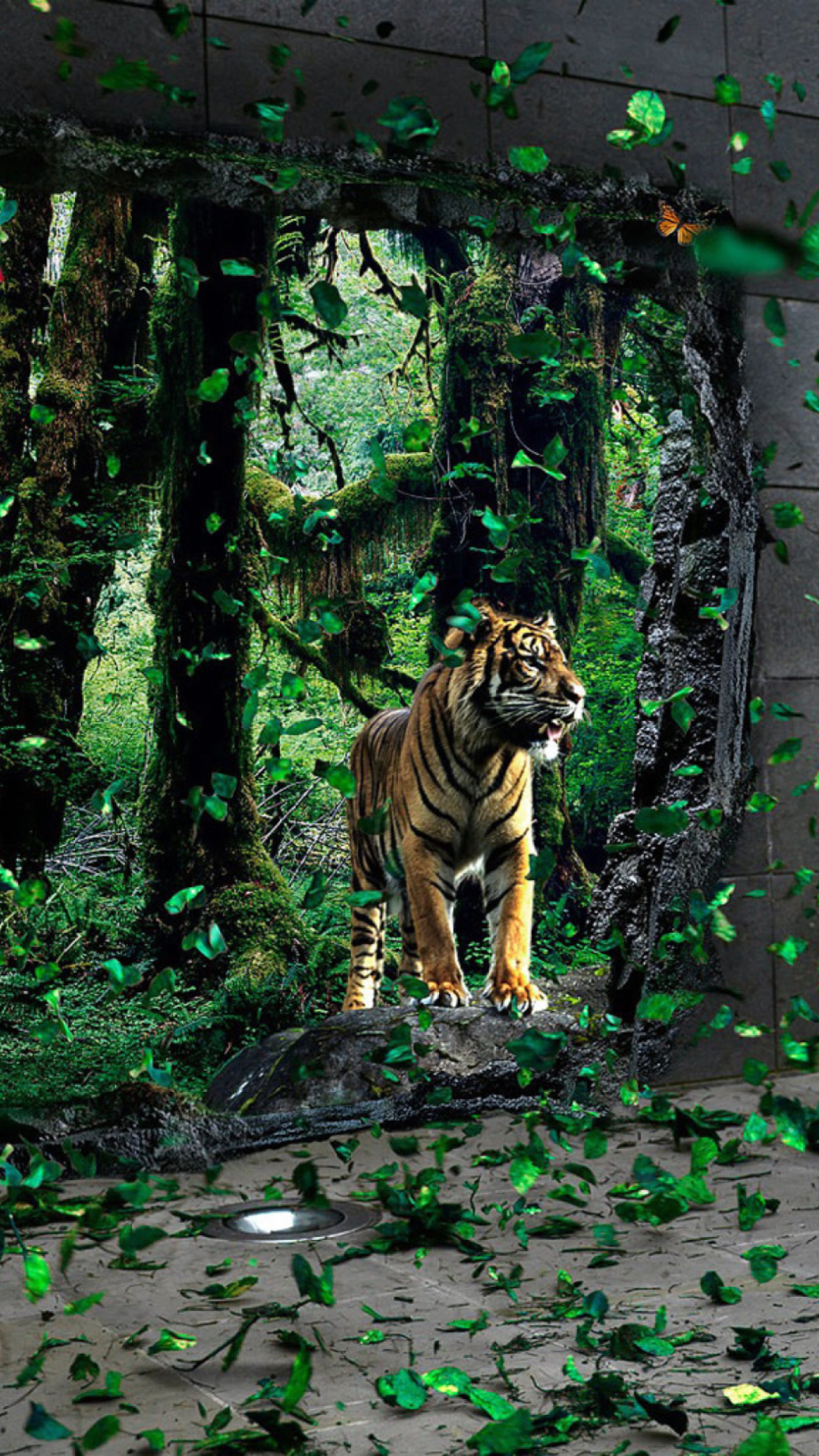 Screenshot №1 pro téma Tiger Running Free 1080x1920