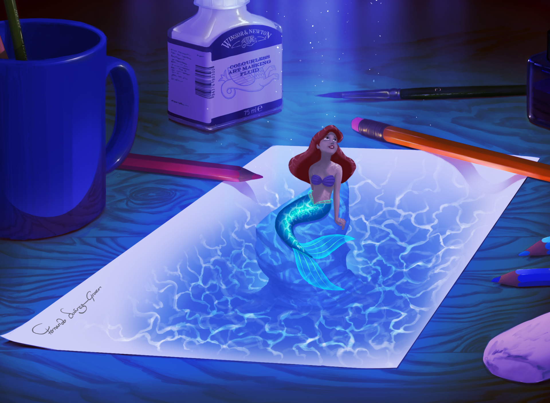 Little Mermaid wallpaper 1920x1408