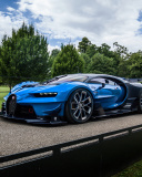 Das Bugatti Chiron Vision Gran Turismo Wallpaper 128x160