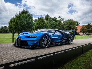Fondo de pantalla Bugatti Chiron Vision Gran Turismo 320x240