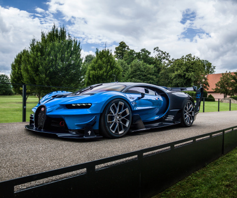 Fondo de pantalla Bugatti Chiron Vision Gran Turismo 480x400