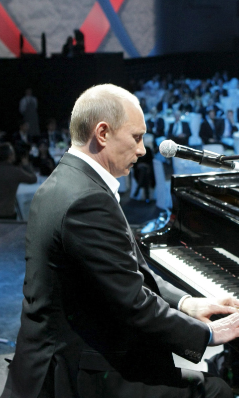 Fondo de pantalla Vladimir Putin President of Russia 480x800