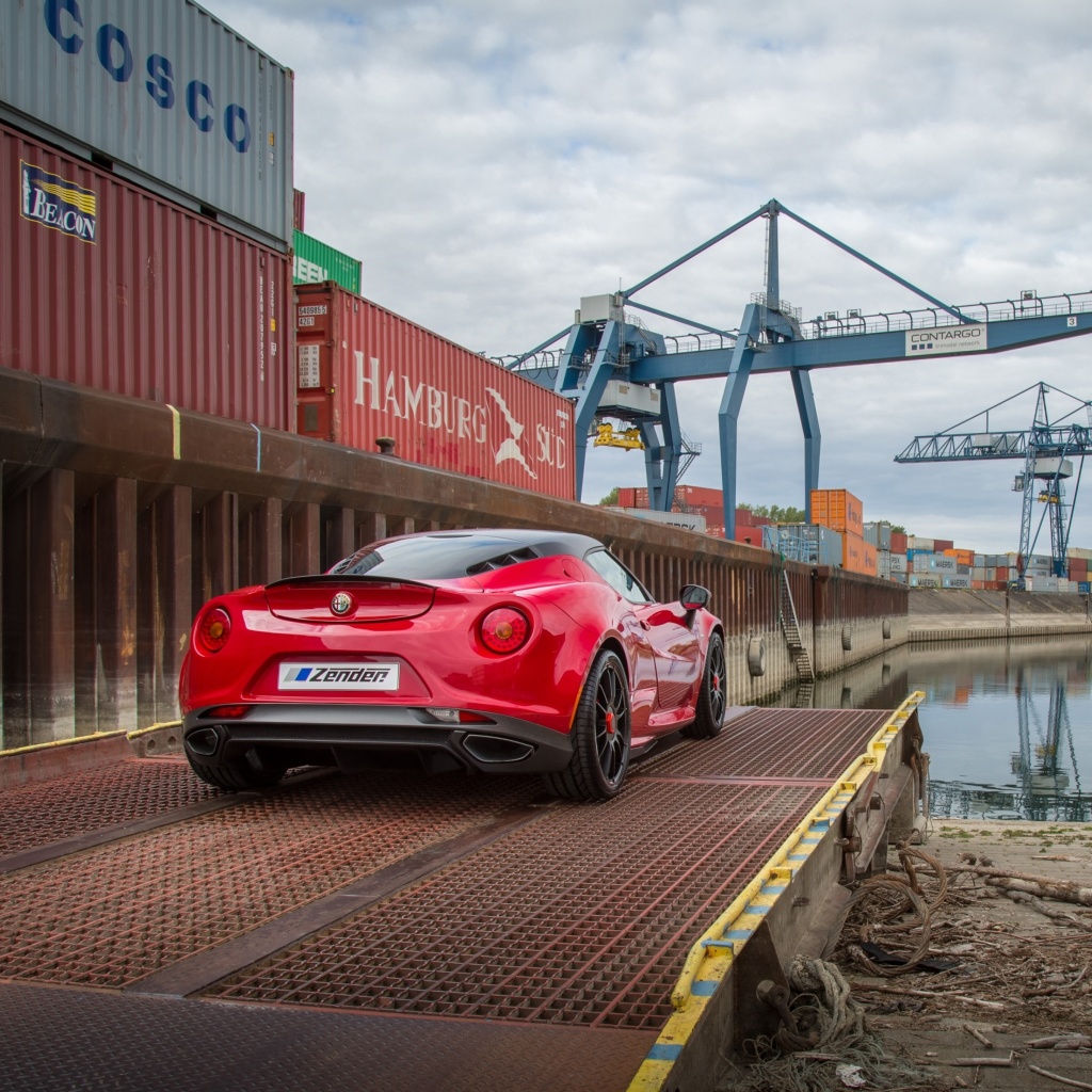 Fondo de pantalla Alfa Romeo 4C 1024x1024