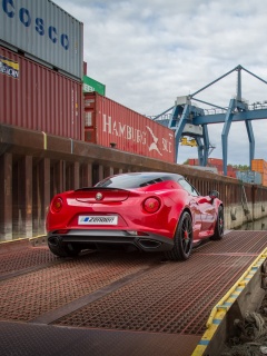 Fondo de pantalla Alfa Romeo 4C 240x320