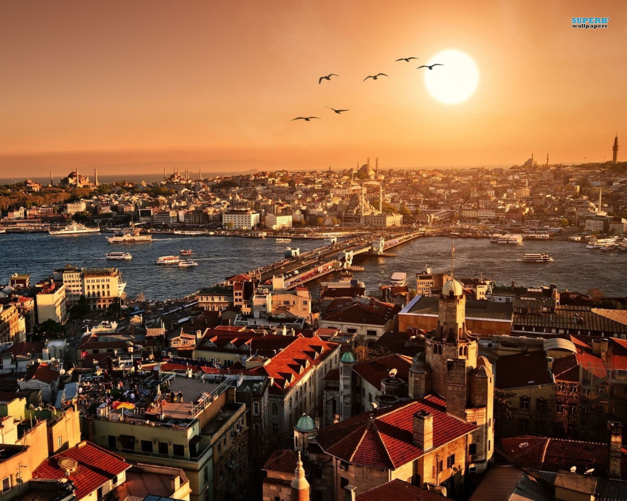 Das Istanbul Turkey Wallpaper 1280x1024