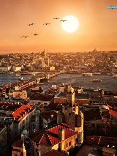 Fondo de pantalla Istanbul Turkey 240x320