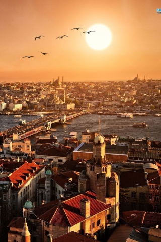Istanbul Turkey wallpaper 320x480