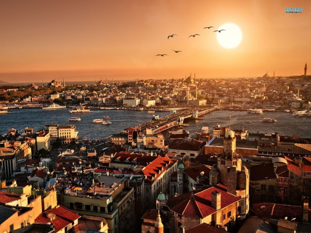 Istanbul Turkey wallpaper 640x480
