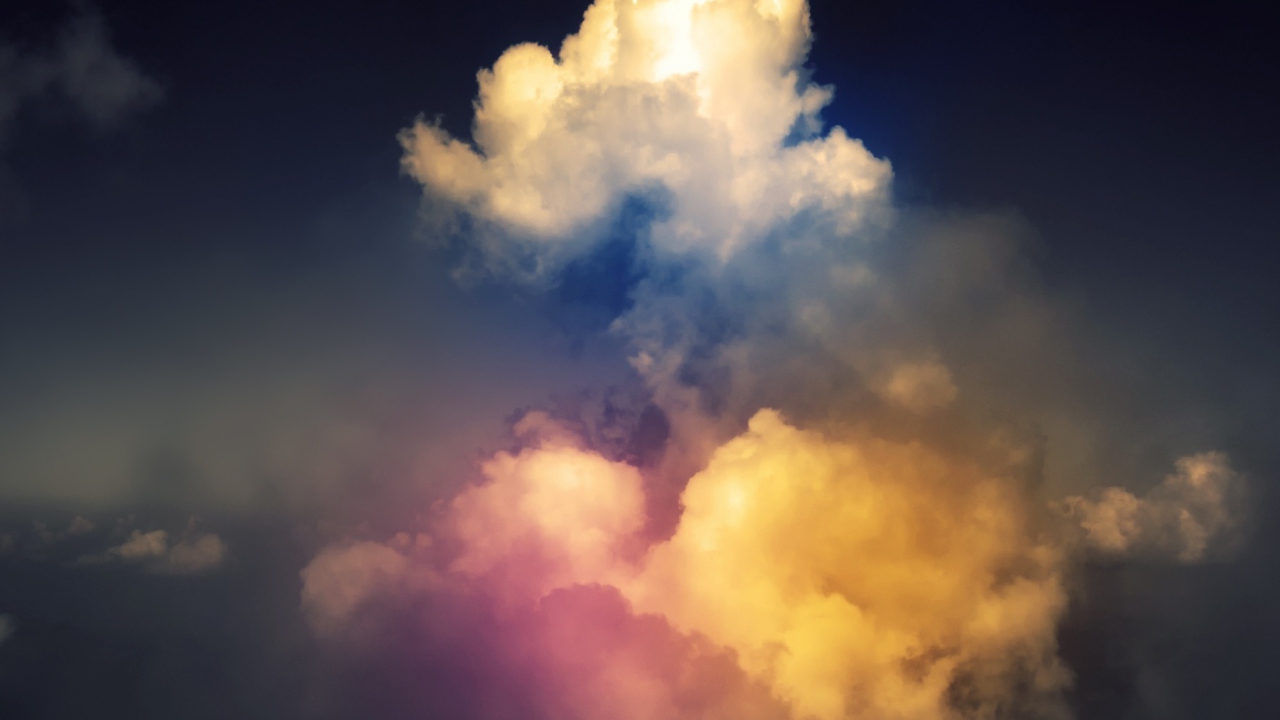 Screenshot №1 pro téma Rainbow Clouds 1280x720