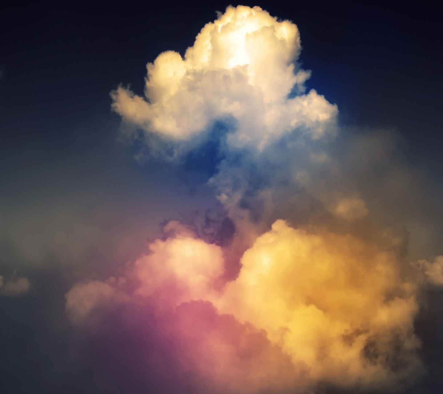 Screenshot №1 pro téma Rainbow Clouds 1440x1280