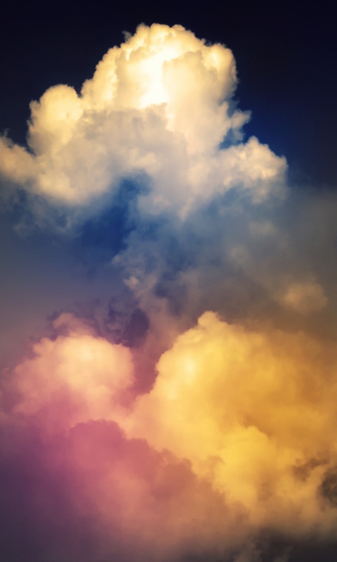 Rainbow Clouds screenshot #1 480x800