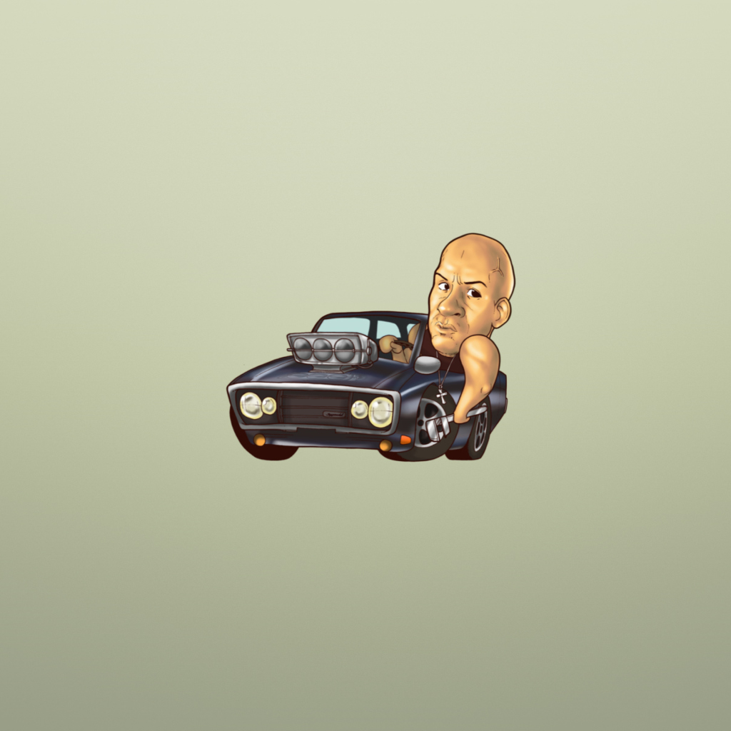 Vin Diesel Illustration screenshot #1 1024x1024