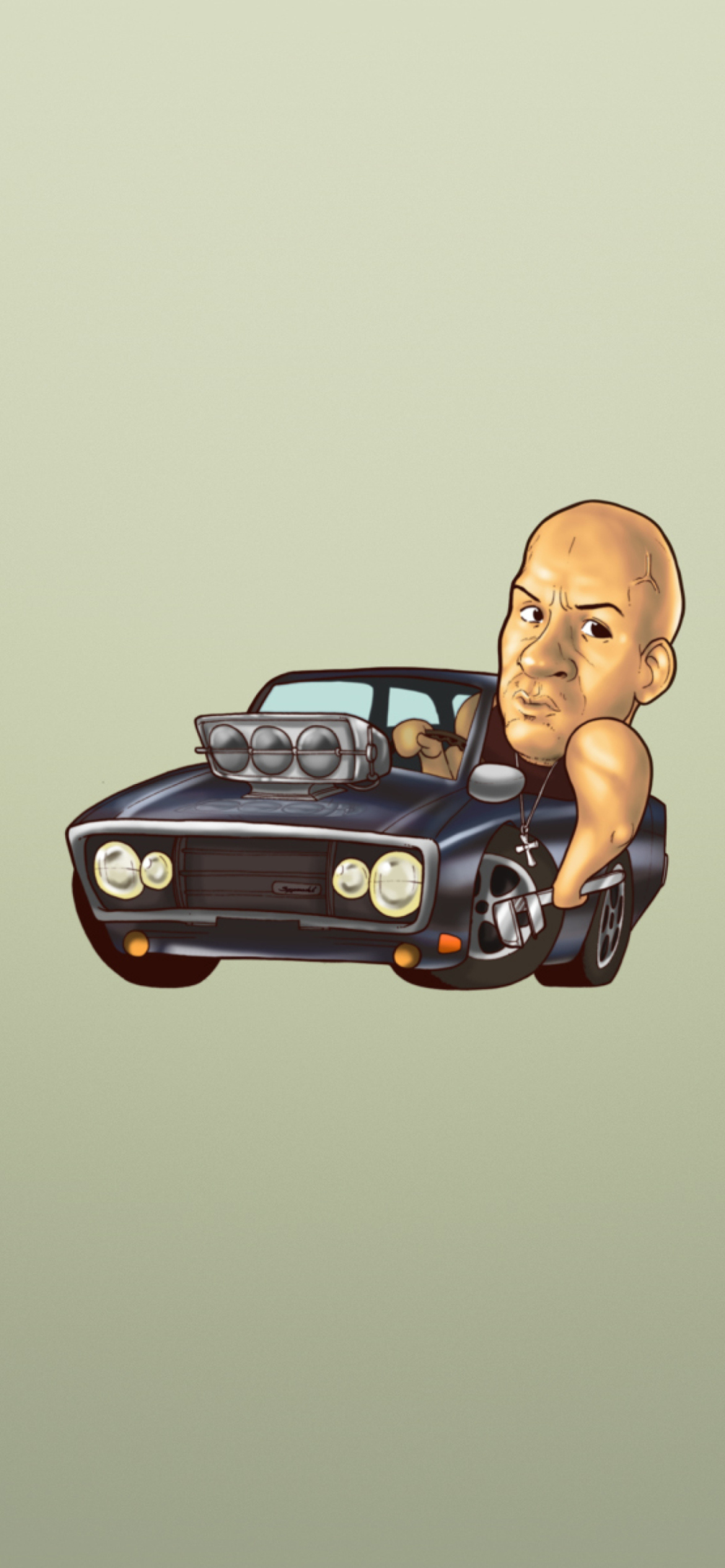 Screenshot №1 pro téma Vin Diesel Illustration 1170x2532