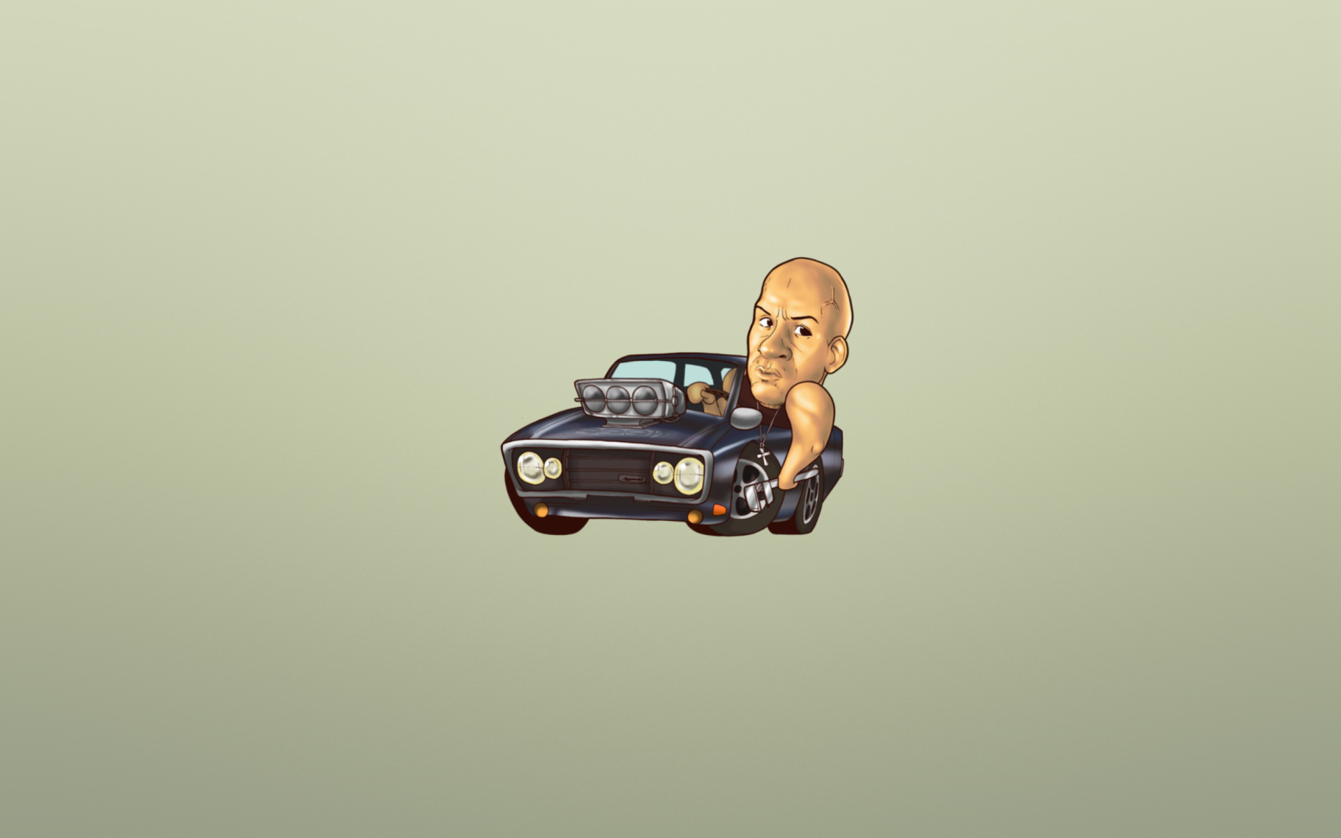 Sfondi Vin Diesel Illustration 1920x1200