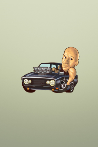 Vin Diesel Illustration screenshot #1 320x480