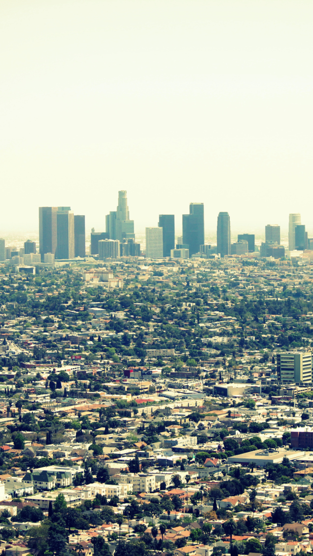 Fondo de pantalla California, Los Angeles 640x1136