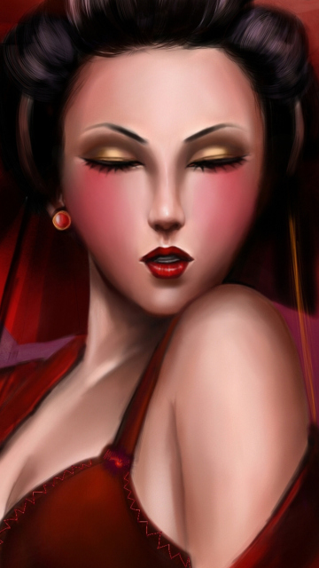 Geisha wallpaper 360x640