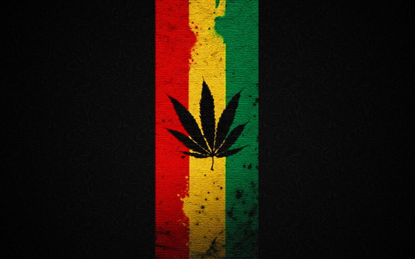 Fondo de pantalla Leaf Rasta 1440x900