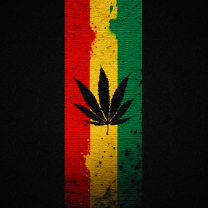 Fondo de pantalla Leaf Rasta 208x208