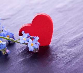Heart And Flowers sfondi gratuiti per iPad mini