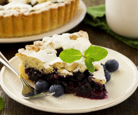 Sfondi Classic Blueberry Pie 480x400