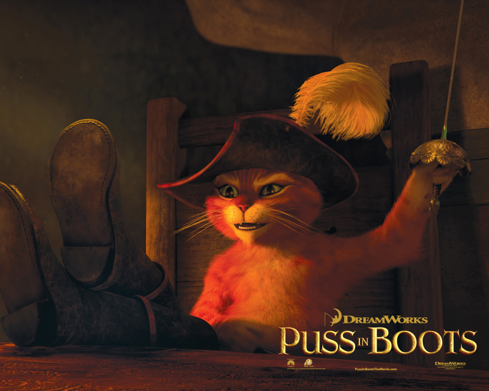 Puss In Boots wallpaper 1600x1280