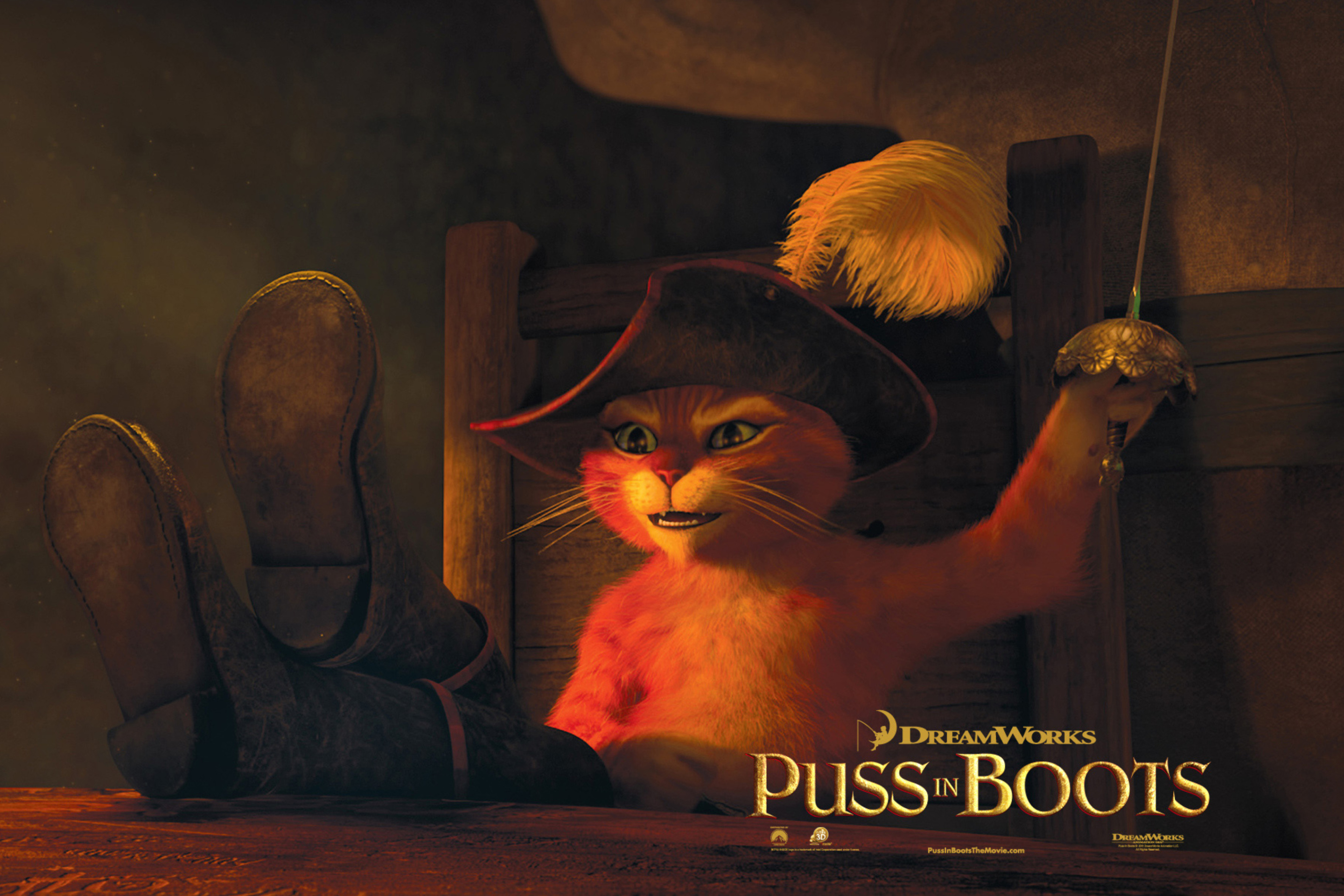 Puss In Boots wallpaper 2880x1920