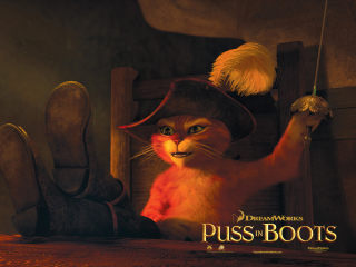 Обои Puss In Boots 320x240