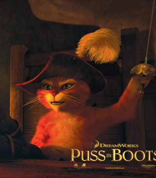 Puss In Boots - Obrázkek zdarma pro iPhone 4S