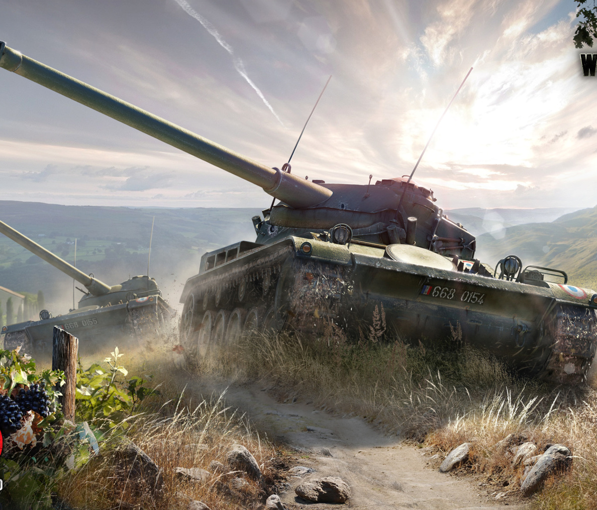 Screenshot №1 pro téma World of Tanks, French tank AMX 13 1200x1024