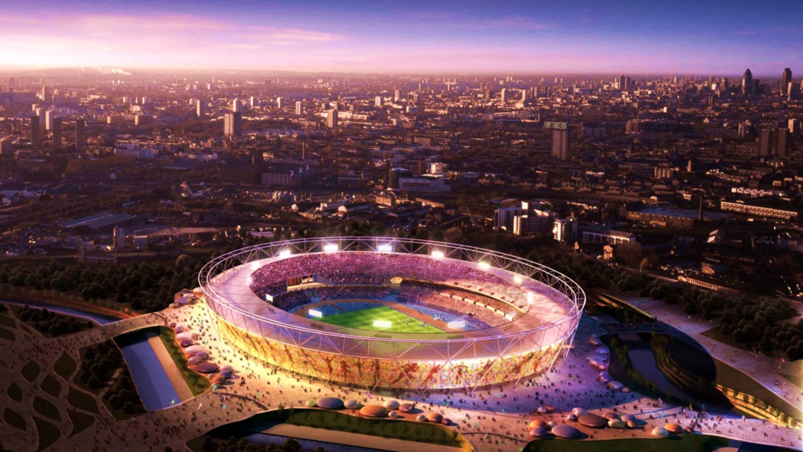 Das London Olympics Wallpaper 1600x900