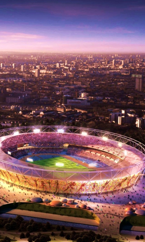Das London Olympics Wallpaper 480x800