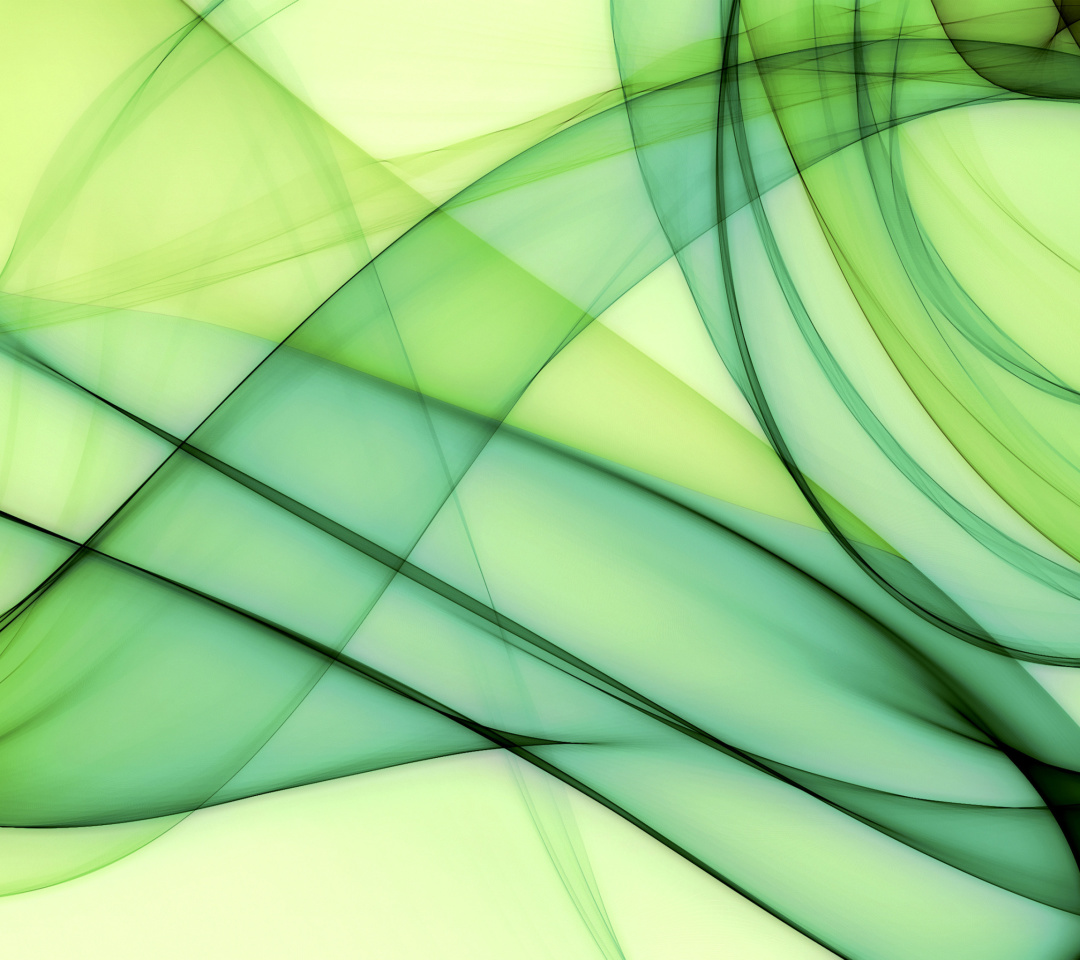 Обои Green Lines 1080x960