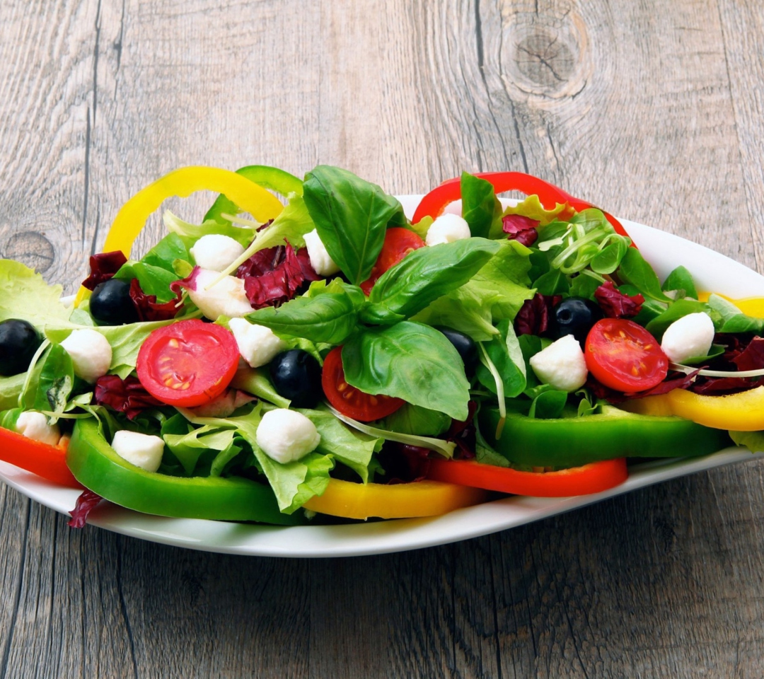 Greek Salad wallpaper 1080x960